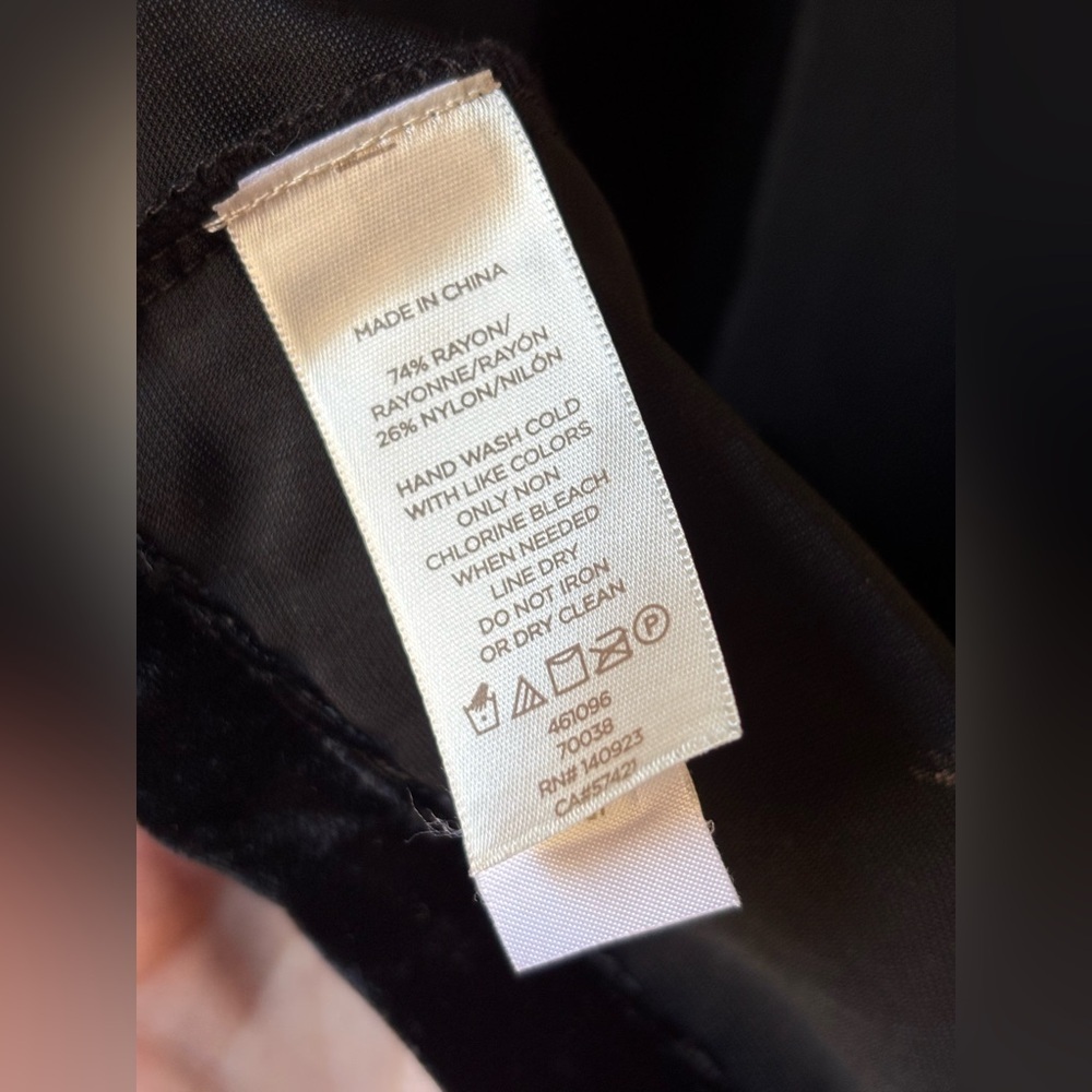Ann Taylor Loft Black Velvet Jacket Kimono Sleeve - Picture 8 of 9
